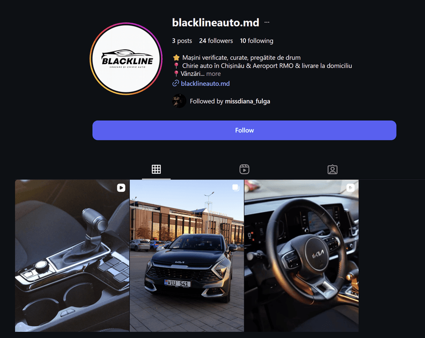 BlackLine Rent a Car